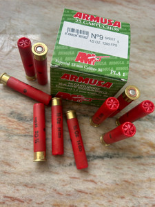 ARMUSA .410 GA (1/2 OZ.) FIELD & TARGET (1 BOX OF 25 SHELLS) FROM $14.5 + FREE SHIPPING (.58 X ROUND) ARMUSA .410 GA (1/2 OZ.) FIELD & TARGET (1 BOX OF 25 SHELLS) FROM $14.5 + FREE SHIPPING (.58 X ROUND)