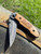 Folding Knife, Stainless Steel 3CR17MOV Damascus Pattern Blade & Real Wood Handles Folding Knife, Stainless Steel 3CR17MOV Damascus Pattern Blade & Real Wood Handles