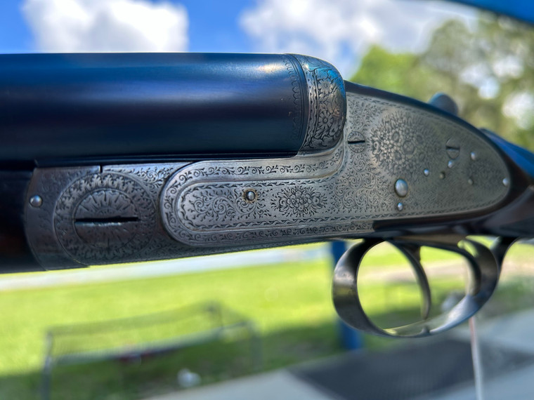 JEAN BREUIL (Belgium) 12 GA Sidelock Ejector 28" Barrels and 2 3/4" Chambers. Made in 1942