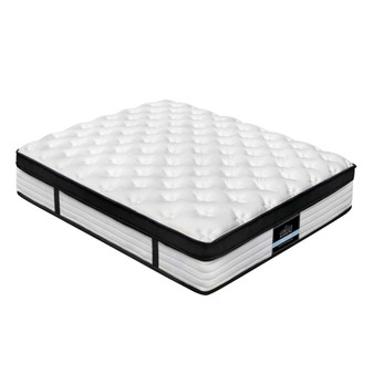 Giselle Bedding Devon Euro Top Pocket Spring Mattress 31cm Thick Durable In Use