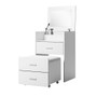 Artiss Dressing Table Bedside Tables 2-in-1 Set Makeup Mirror Storage Drawers