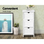 Artiss Bedside Tables Drawers Side Table Cabinet Nightstand White Vintage