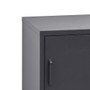 ArtissIn Mini Metal Locker Storage Shelf Organizer Cabinet Bedroom