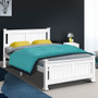 Artiss Wooden Bed Frame Timber Queen Single RIO Kids Adults Storage Drawers Base