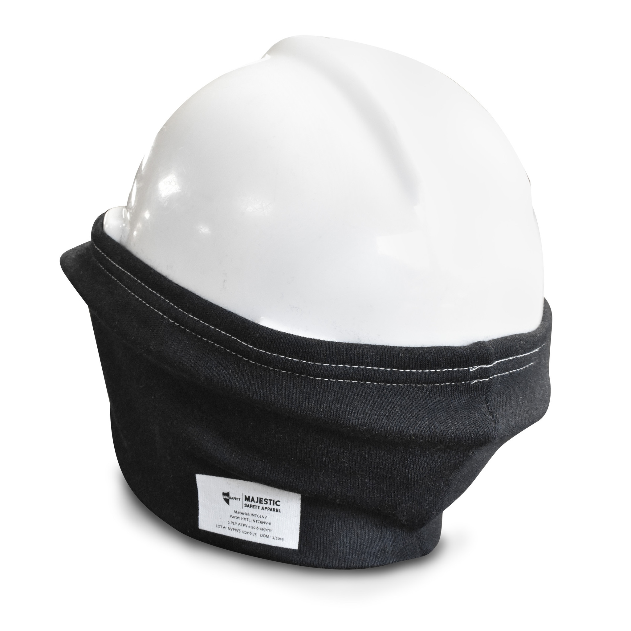 40 Cal Atpv Hard Hat Tube Liner Majestic Safety Apparel