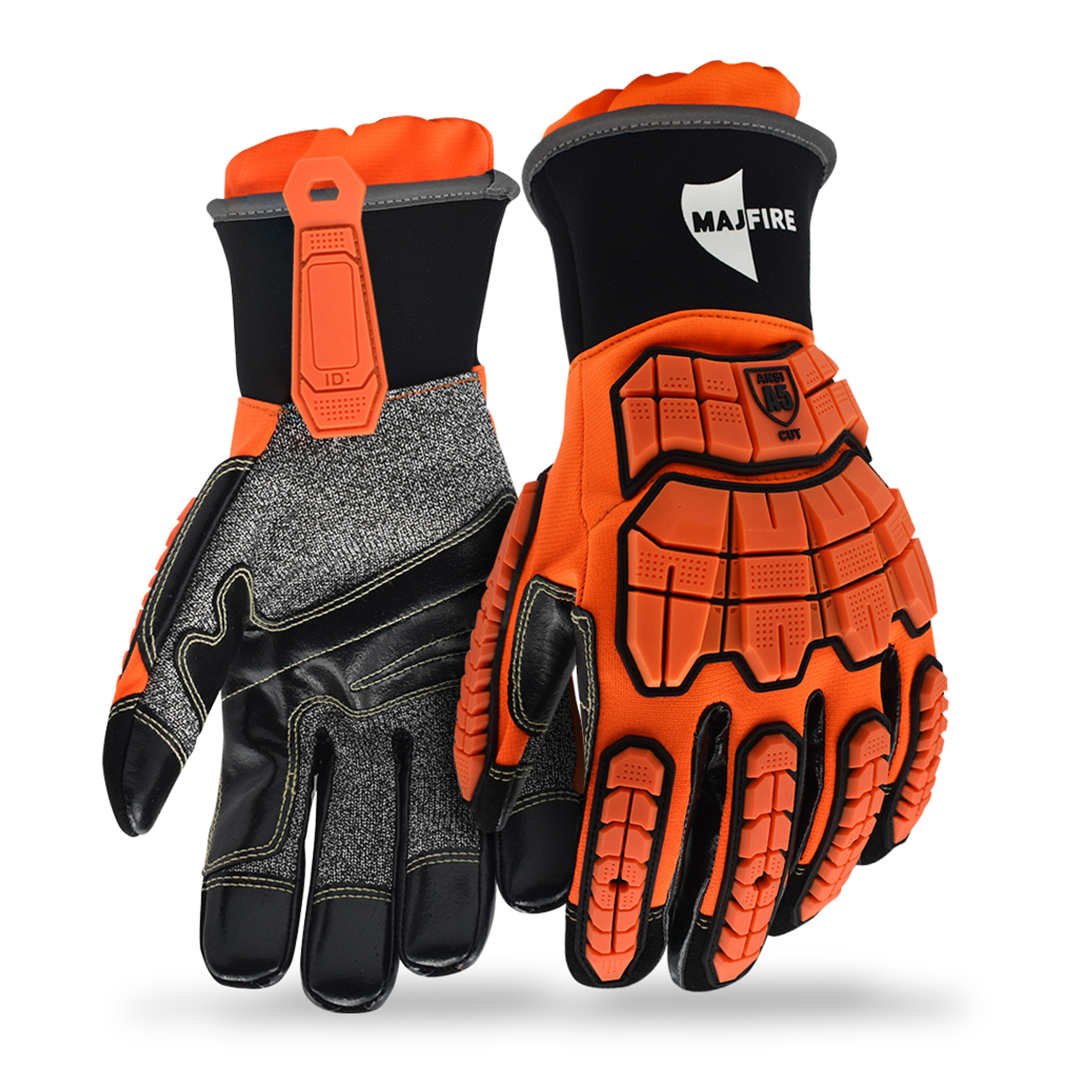 MFA14 Oil & Water Resistant Gloves- ANSI 5 cut rated Cala Tech palm -  Majestic Safety Apparel