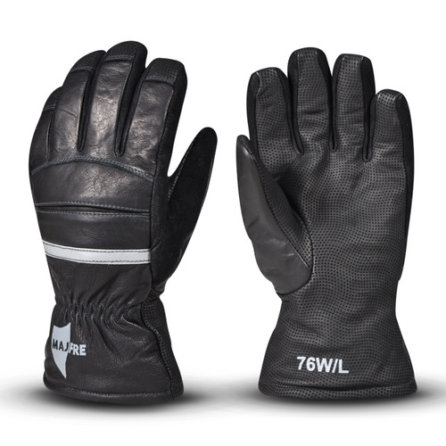 MFA72 Structural Firefighting Kangaroo Leather Gloves- Gauntlet