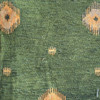 Green Marlowe Frayed Diamond Upholstery Fabric