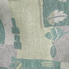 Green Abstract Leaf Upholstery Fabric
