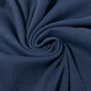 Navy Ribbed Jersey Fabric