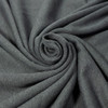 Black Poly cotton fleece fabric