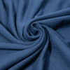 Navy Poly cotton fleece fabric