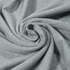 Grey Poly cotton fleece fabric