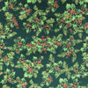 Green Christmas Print Large Holly