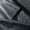 Gun Metal Snakeskin Polyester Fabric