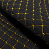 Gold Stitch Quilted Jacquard- Car Seating Fabric