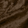 Brown Fire Retardant Crushed Velvet Plain Dyed