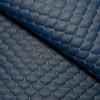 blue with white stitch FR Mini Honeywell Quilted Vinyl Fabric - 3D Spacer Backing