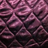 Plum Filigree Quilted Italian lining fabric - Onion