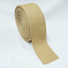 Beige Basket Weave Herringbone Carpet Edge Binding Tape 120mm