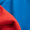 Red Blue Bonded Fleece Fabric