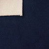 Navy Beige Bonded Fleece Antipill Double Sided