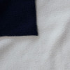 White Navy  Bonded Fleece Antipill Double Sided