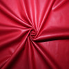 Red Leather Look Matt PU Fabric
