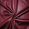 Wine Lightweight Leather Look PU Fabric