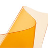 Orange Clear PVC Coloured