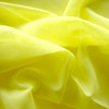 Yellow Voile Fabric Wide Width (290cm) (Inherent Fire Retardant)