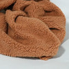 Brown Soft Sheep Skin Sherpa Fabric