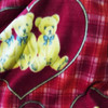Red 14 Teddy Bear Fleece Fabric