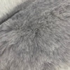 Grey Medium Pile Faux Fur