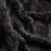 Black Teddy Bear Stretchy Fun Fur (D)