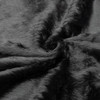 Black Short Pile Fur Fabric