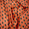 Red (black spot) Printed Satin Spots