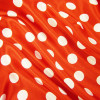 Red (white spot) Printed Satin Spots