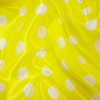 Yellow (white spot) Printed Satin Spots