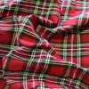 Red Tartan Fabric - Yarn Dyed