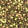 Gold Bronze Glitter Display Fabric - Mixed