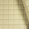 Cream Cube Quilted Vinyl Fabric