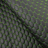 Green Stitch  Honeywell Quilted Vinyl Fabric