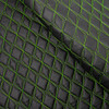 Green Stitch Scalene Quilted Vinyl Fabric