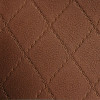 Cognac Quilted Style Vinyl Leatherette