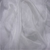 Silver Polyester Crystal Organza