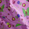 Lilac Teredo Fun Bugs Polycotton Drill Fabric
