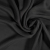 Black Polyester Georgette Fabric