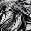 Black & White Sparkle Poly Viscose Jersey Sparkle (D)