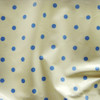 Powder Blue PVC Coated Full Stop Polka Dots